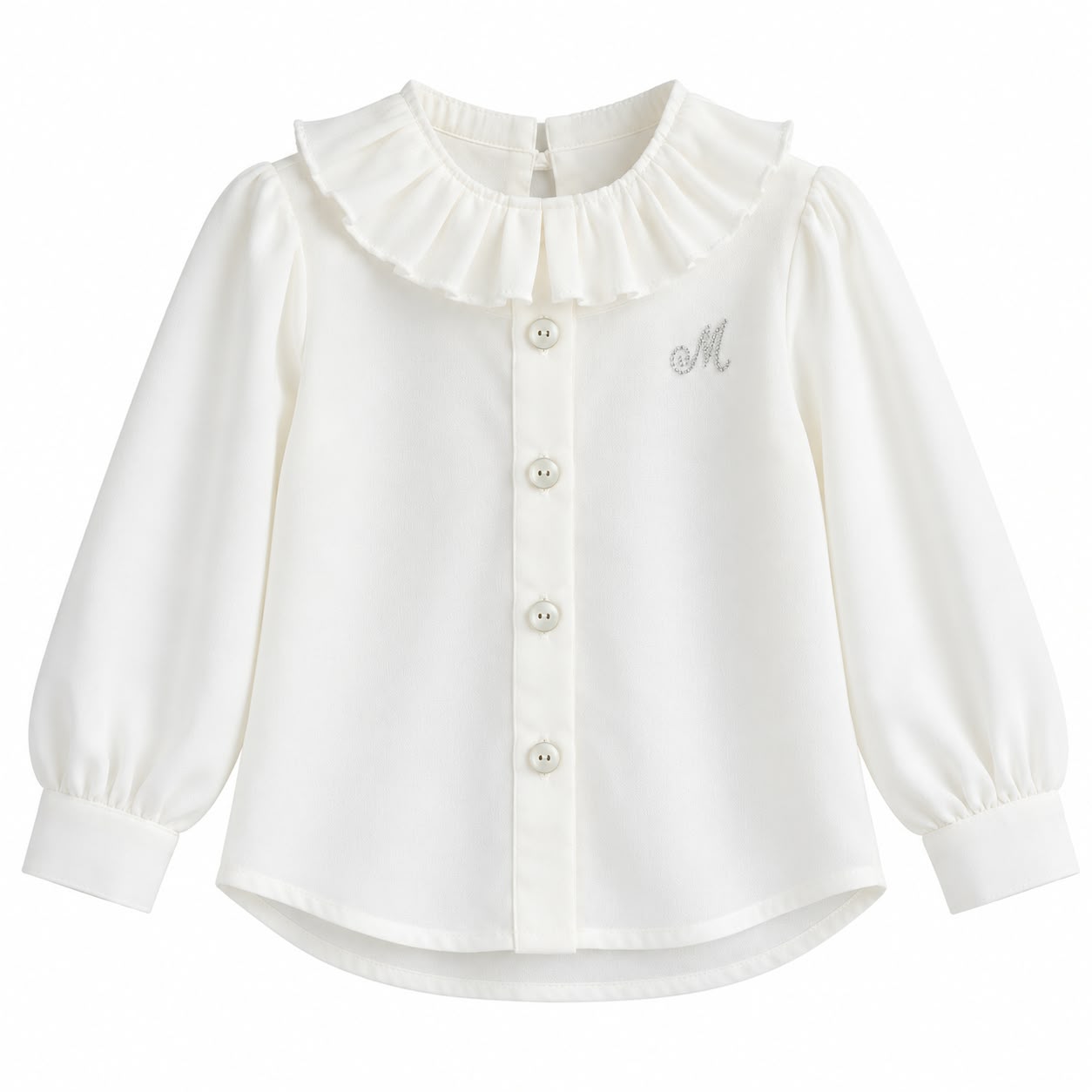 Camicia colletto volant