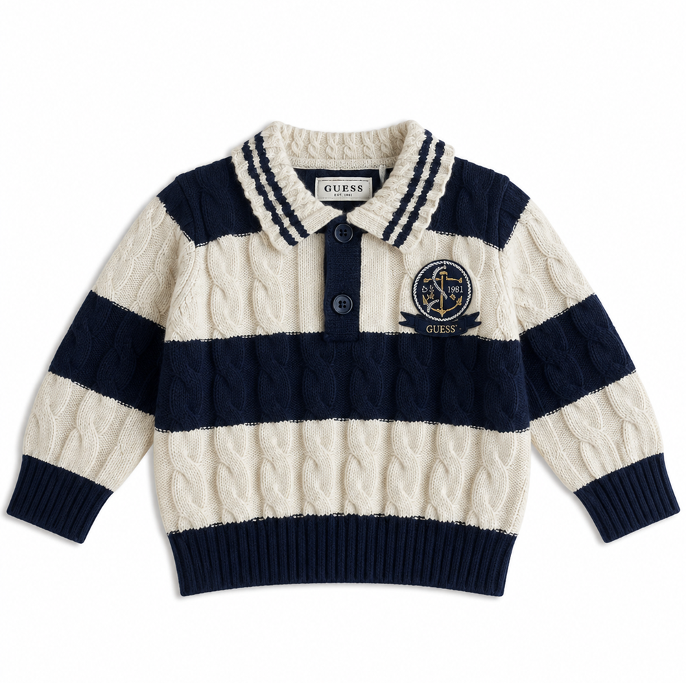 Pullover con colletto