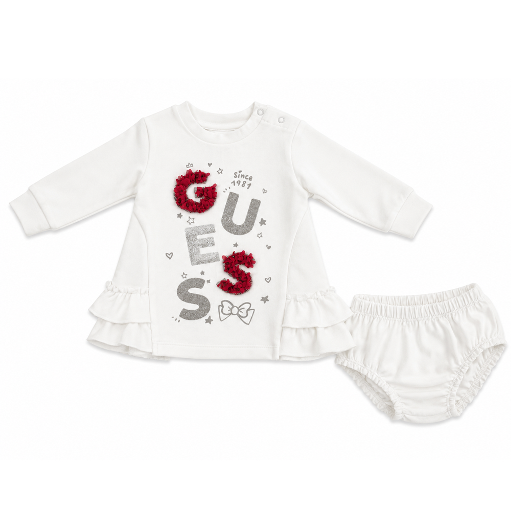 Vestito in felpa con coulotte