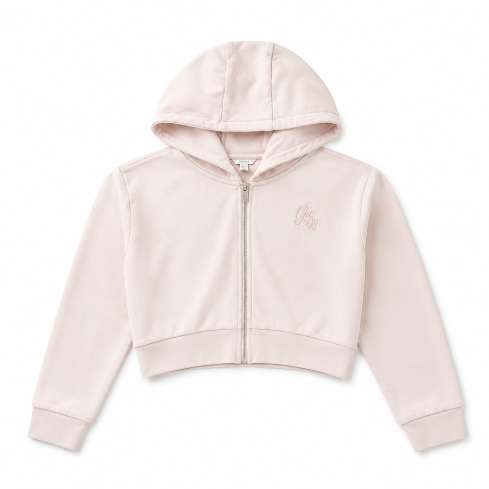 Felpa zip e cappuccio