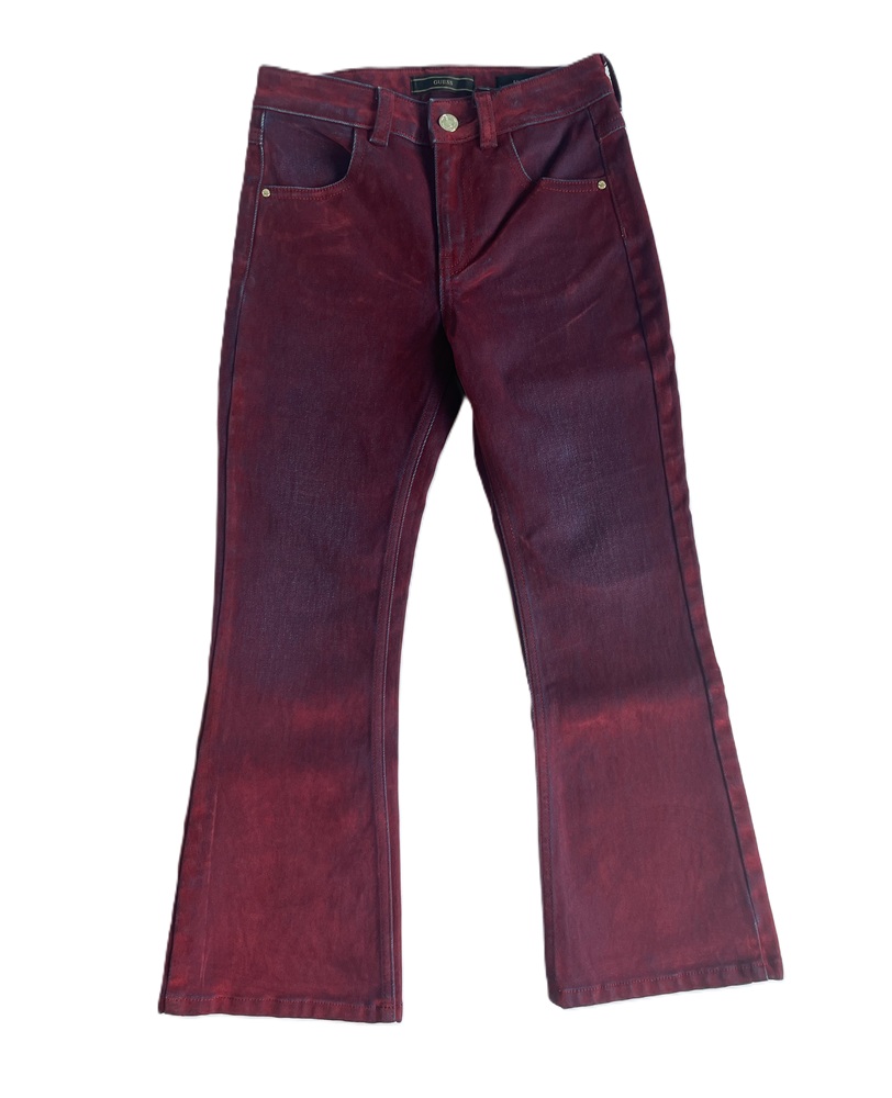 Pantaloni flare velluto