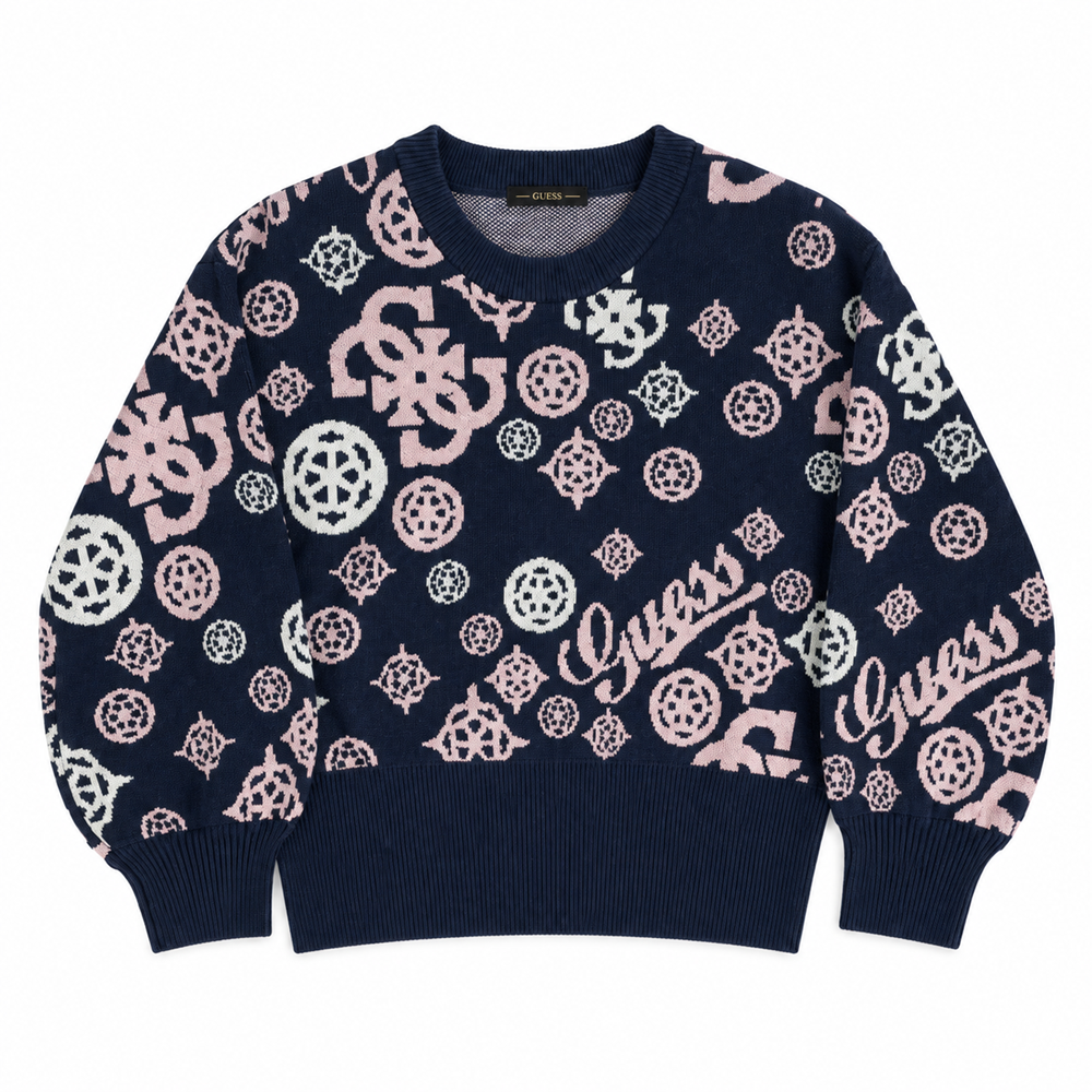 Pullover logo lurex