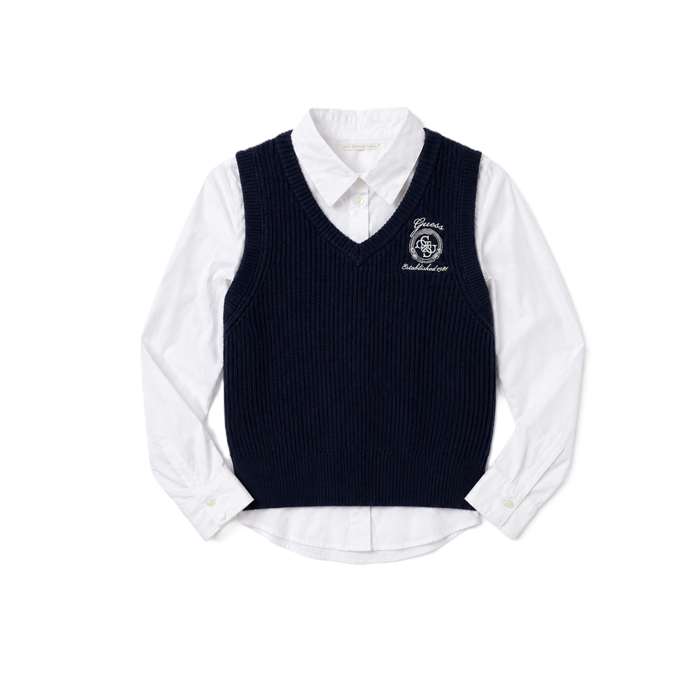 Camicia con gilet