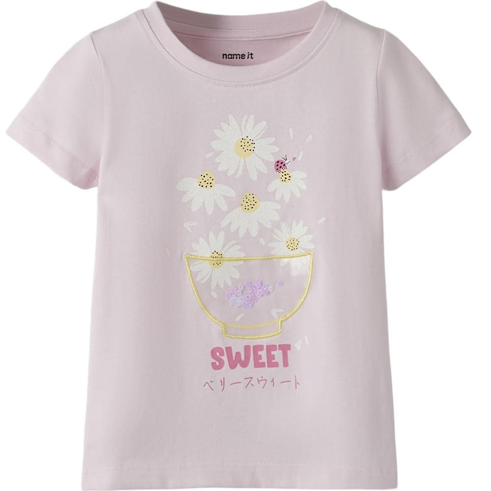t-shirt stampa/borsetta