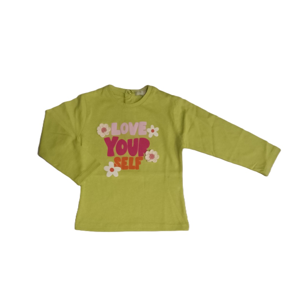 T-shirt M/L fiori crochet