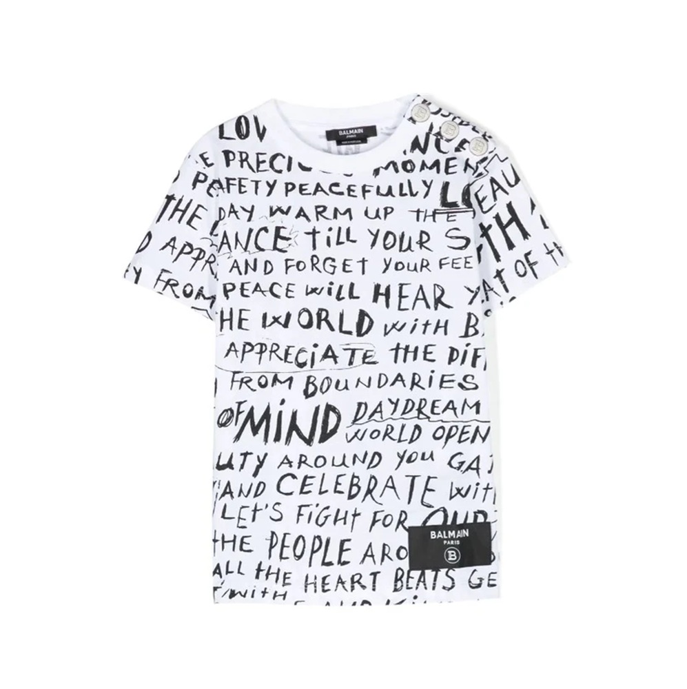 T-shirt M/C scritte 