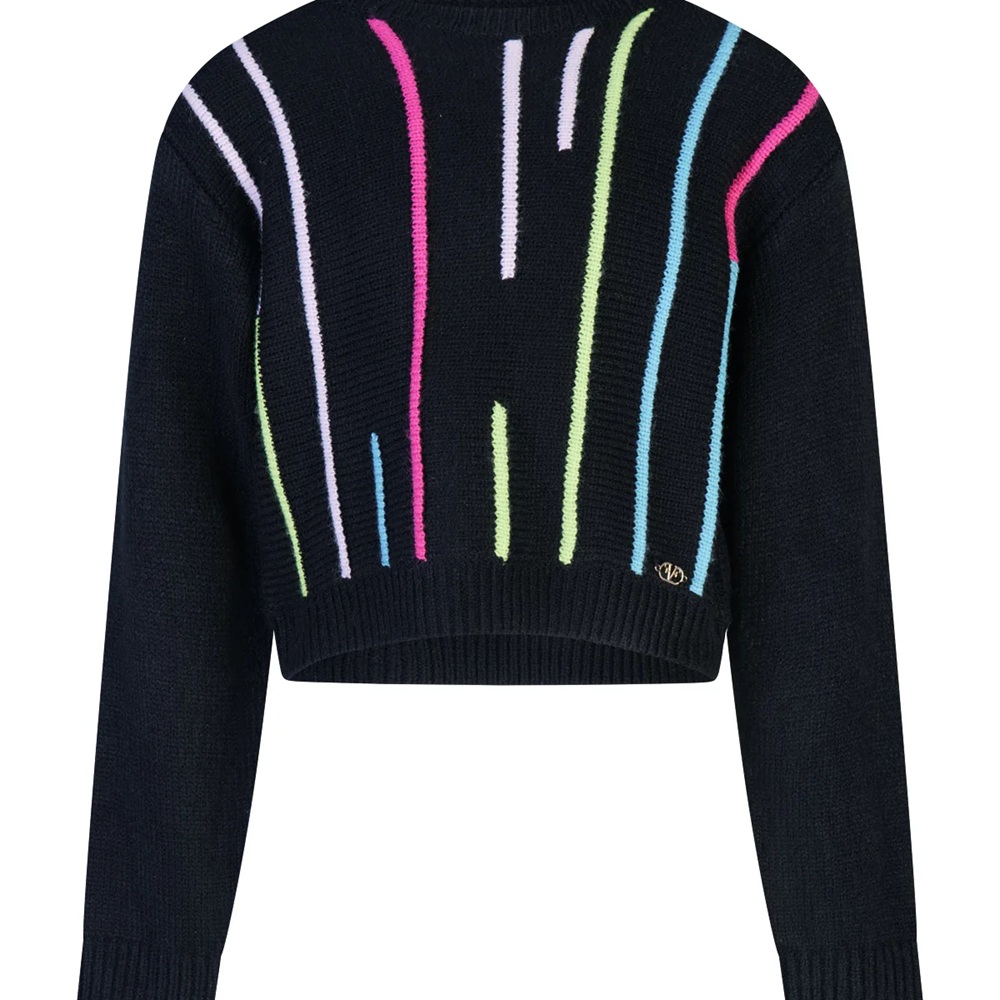 Maglioncino righe multicolore