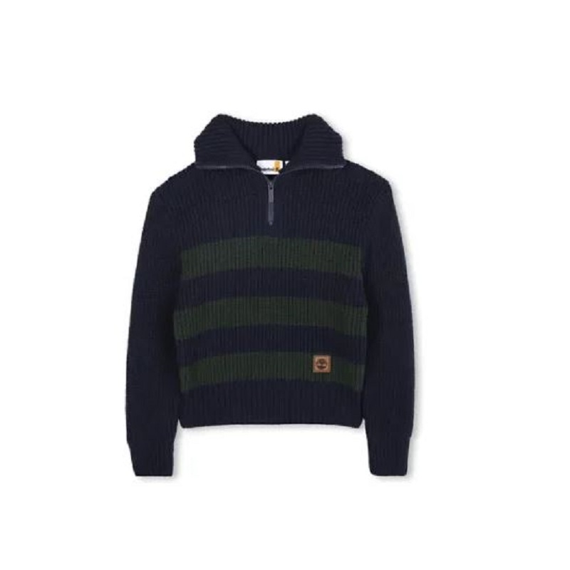 pullover mezza zip