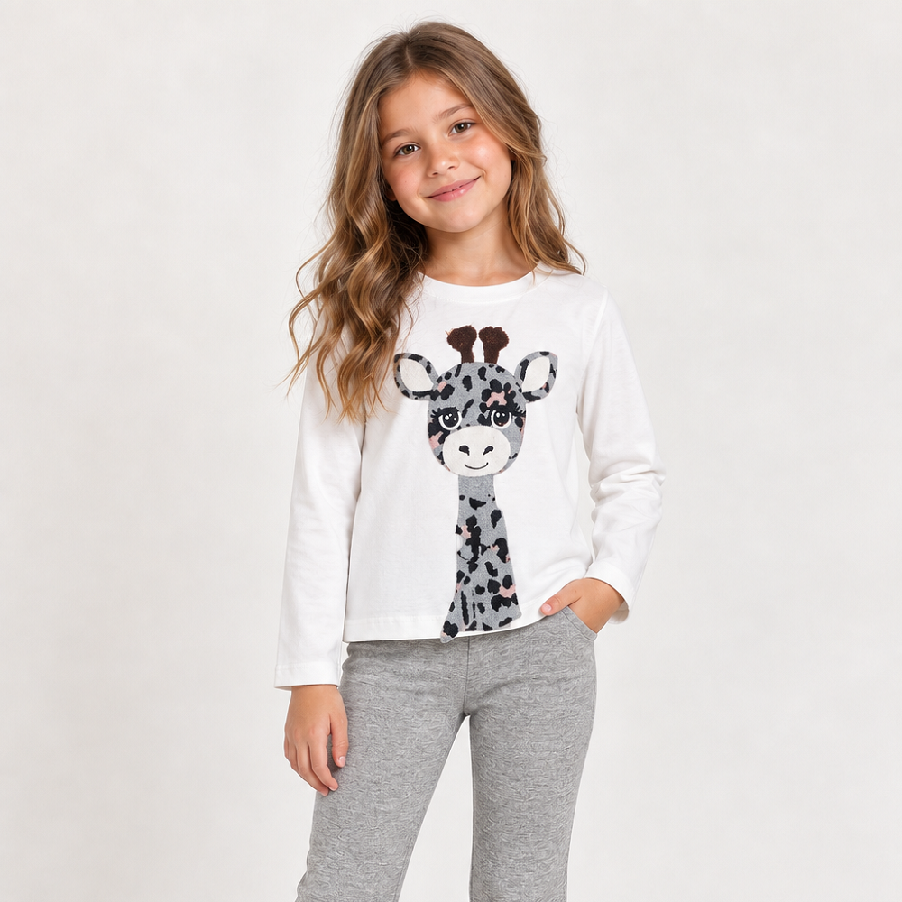 T-shirt giraffa