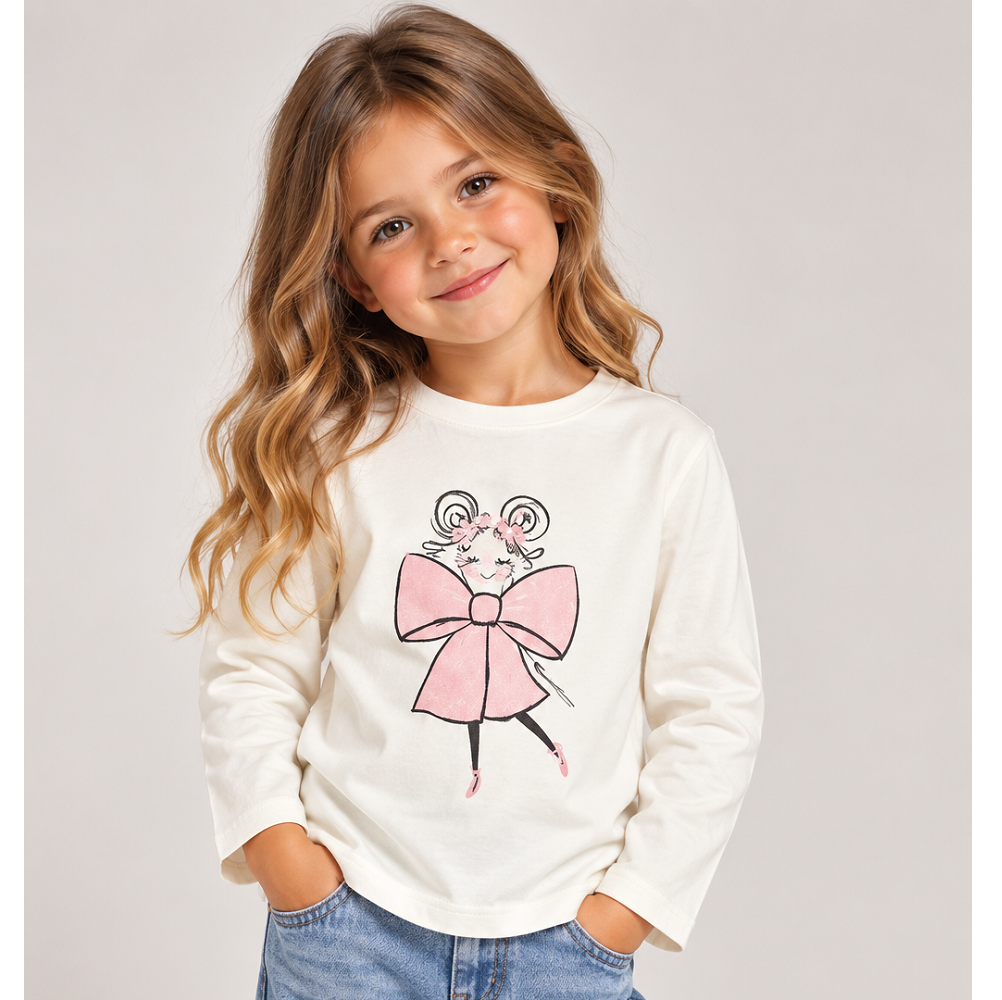 t-shirt fiocco
