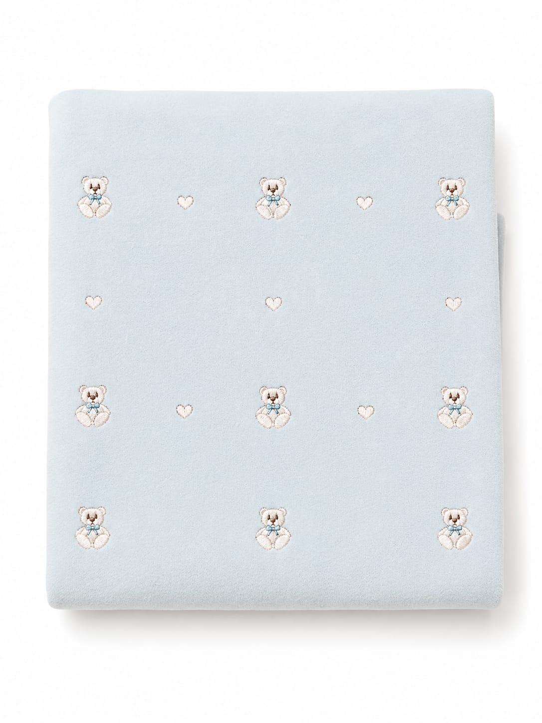 coperta ricamo orsetti