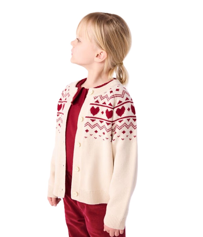 Cardigan jacquard