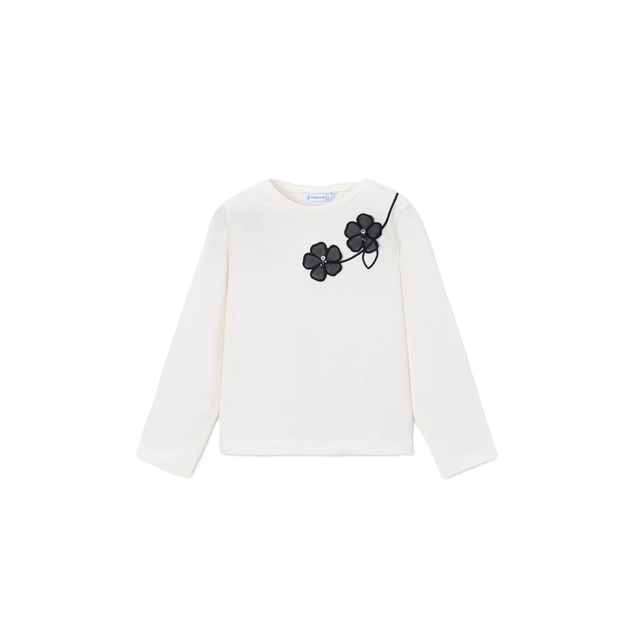 t-shirt fiori/ stampa