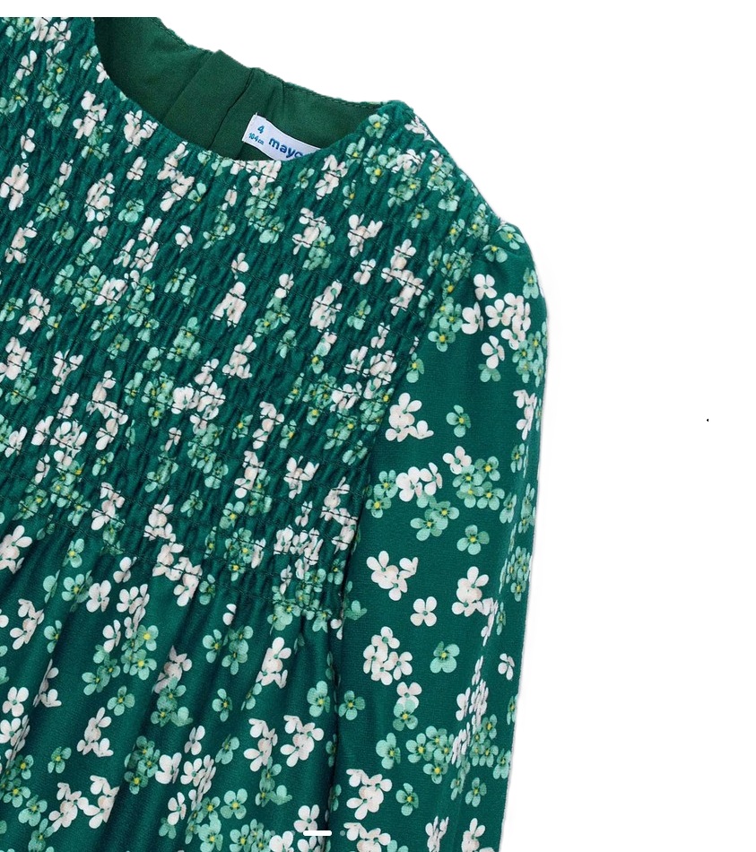 vestito velluto fiori