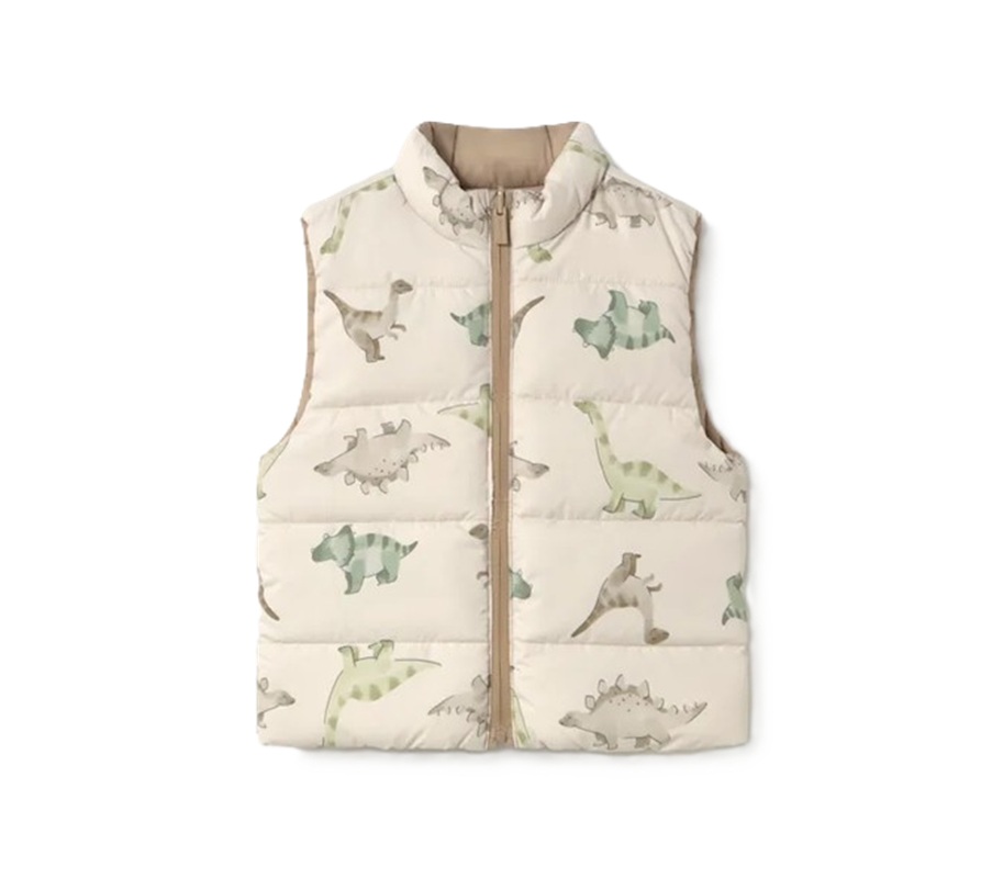 Gilet reversibile stampato