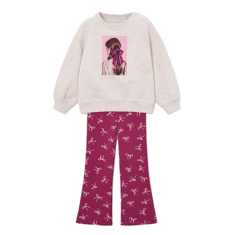 Completo leggings e felpa 