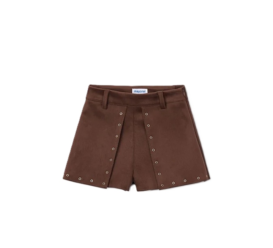 Shorts scamosciato