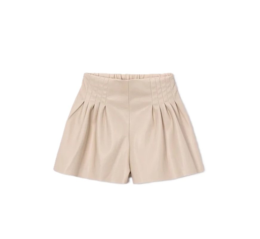Shorts ecopelle
