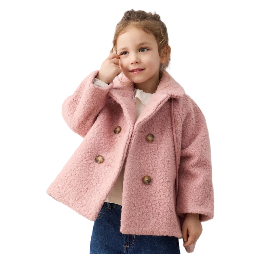Cappotto teddy con borsa
