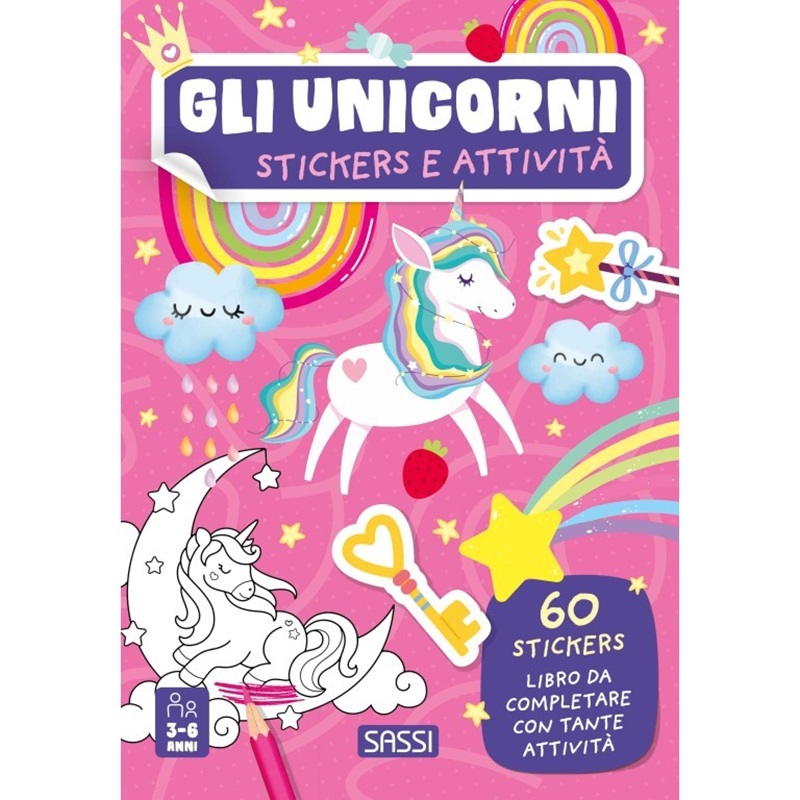 libro attività GLI UNICORNI