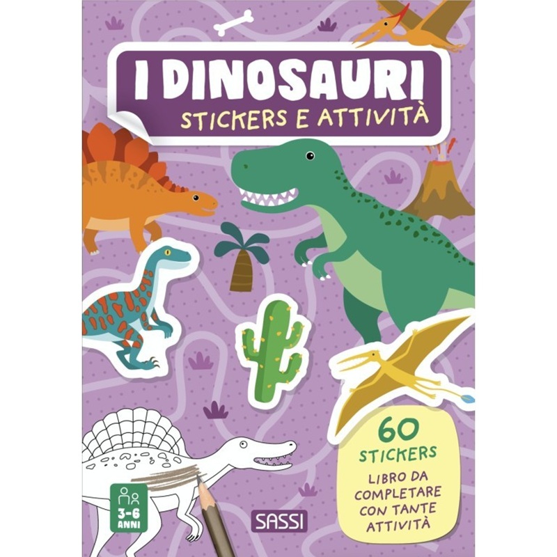 libro attività I DINOSAURI