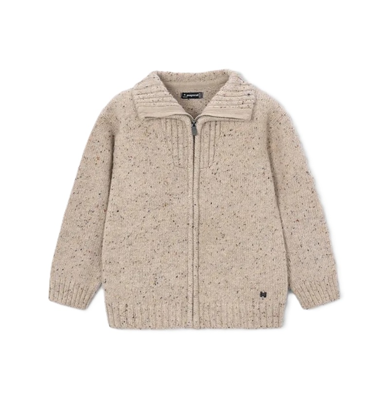 Cardigan con zip