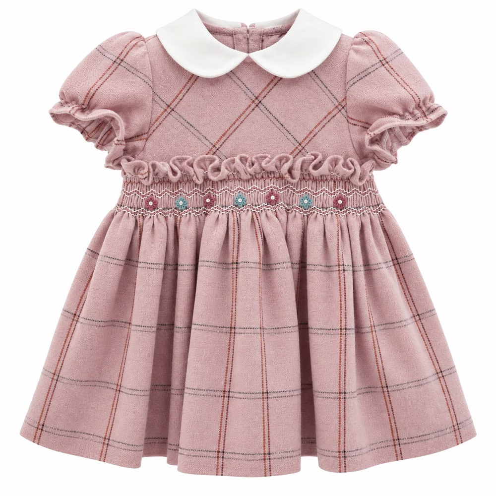 vestito fiori ricamati