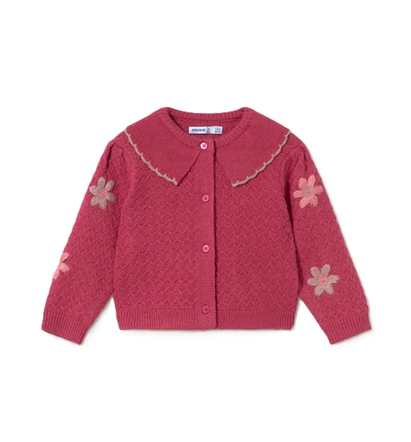 Cardigan fiori