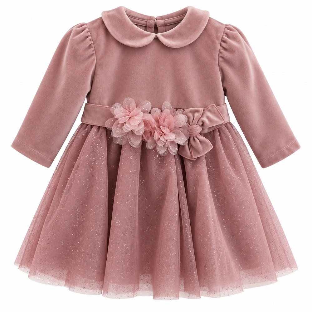 vestito tulle glitter