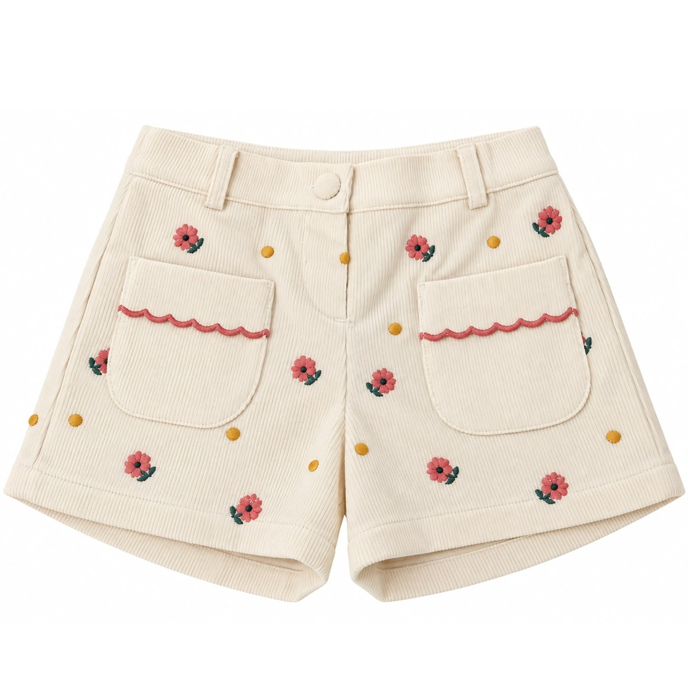 Shorts fiori