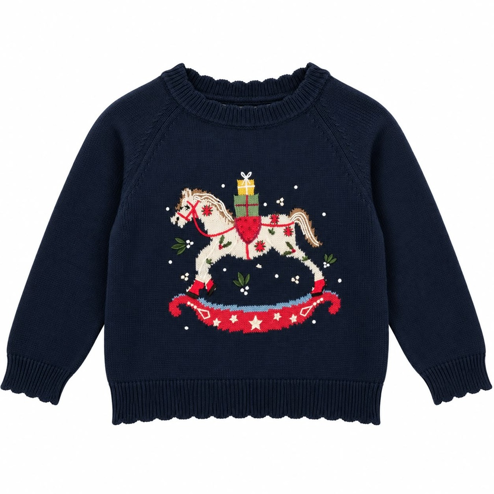 Pullover cavallo a dondolo