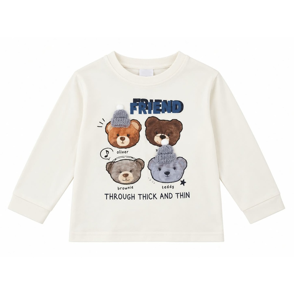 T-shirt M/L Stampa orsetti
