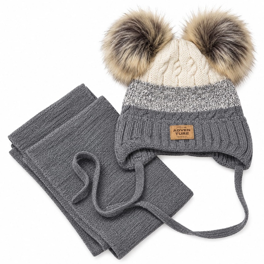 set cappello+sciarpa 