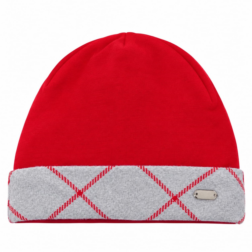 cappello profilo a quadri