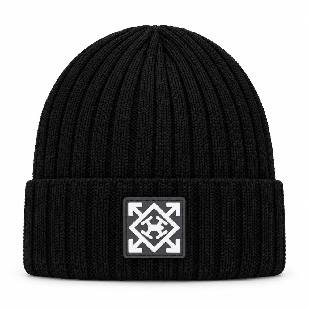 cappello logo gomma