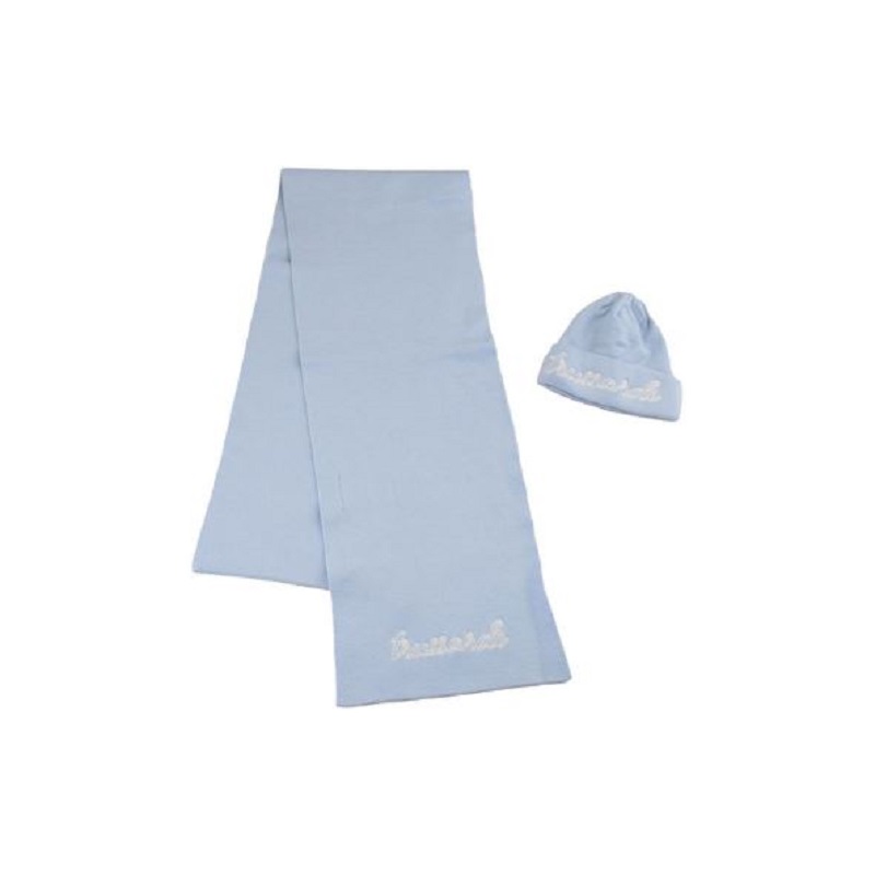 Set cappello e sciarpa logo