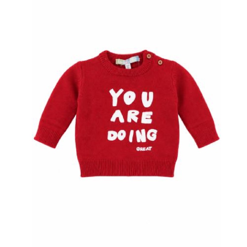 maglione scritta