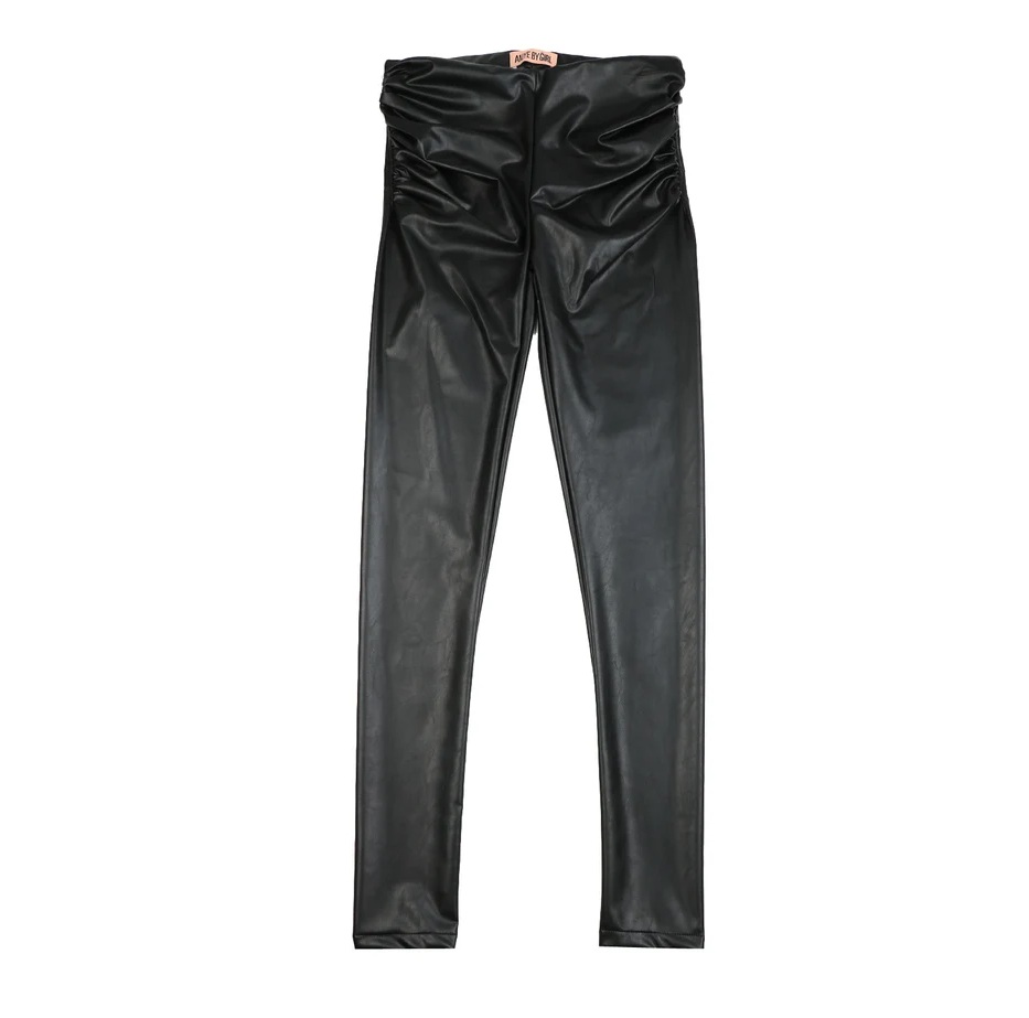 leggings eco pelle