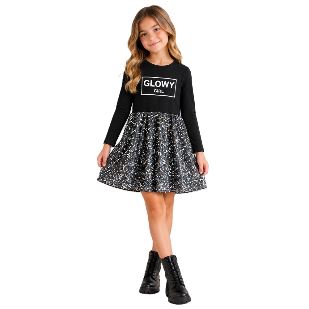 Abito stretch paillettes